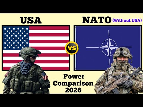 NATO vs USA Military Power Comparison 2026 | Nato vs USA Military Power 2026 | NATO vs USA