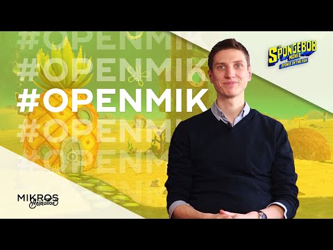Thumbnail of the video: [#OpenMik] Clément Deltour, Sets & Props modeling supervisor on #SpongeBobMovie