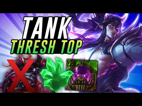 CARRYING AS TANK THRESH TOP?! - League of Legends
