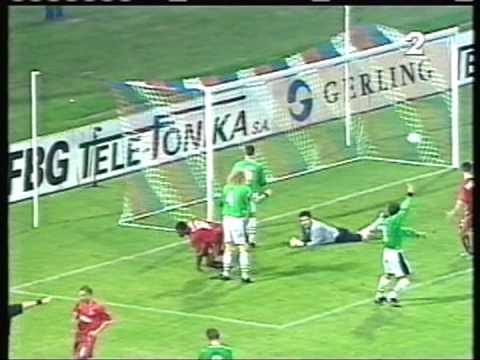 2002 August 29 Wisla Krakow Poalnd 4 Glentoran Northern Ireland 0 UEFA Cup