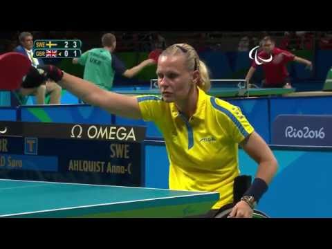 Table Tennis | SWE vs GBR | Women's Singles - Class 3 Group A | Rio 2016
