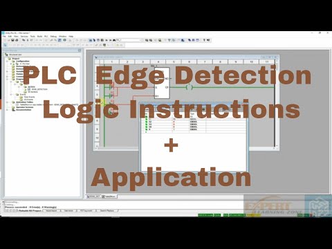 Lecture 17: UNITY PRO | plc programming  | PLC  Edge Detection Logic Instructions
