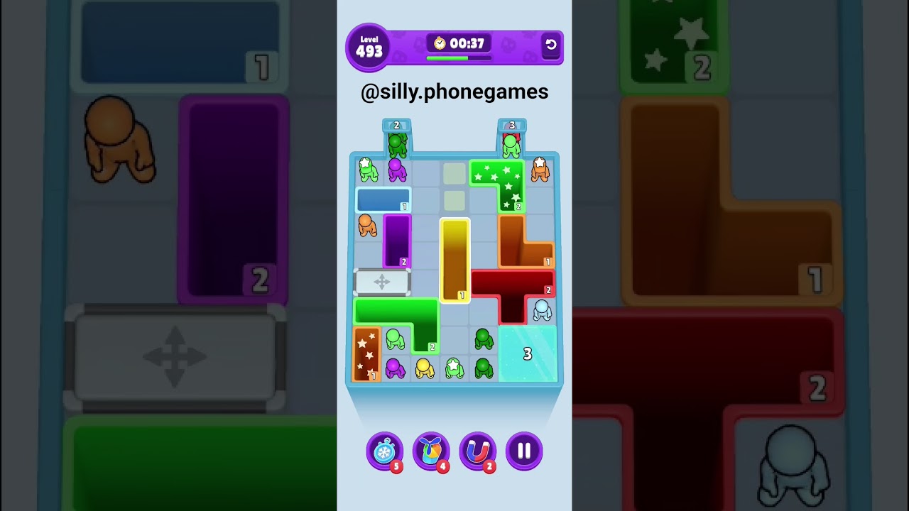 Drop Away Level 493 Walkthrough Solution