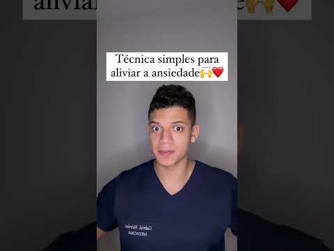Técnica para aliviar a ansiedade #shots #saude