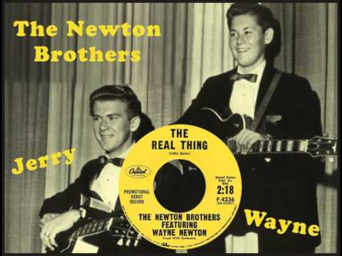 NEWTON BROTHERS Featuring Wayne - The Real Thing (1959)