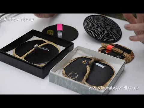 Multi block Lino Print with Laura: Episode 13 - Rollers, barens & sundries for Relief Printmaking