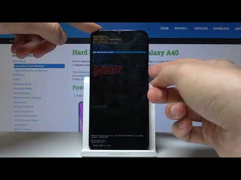 Reset Samsung Galaxy A40 – Bypass screen lock