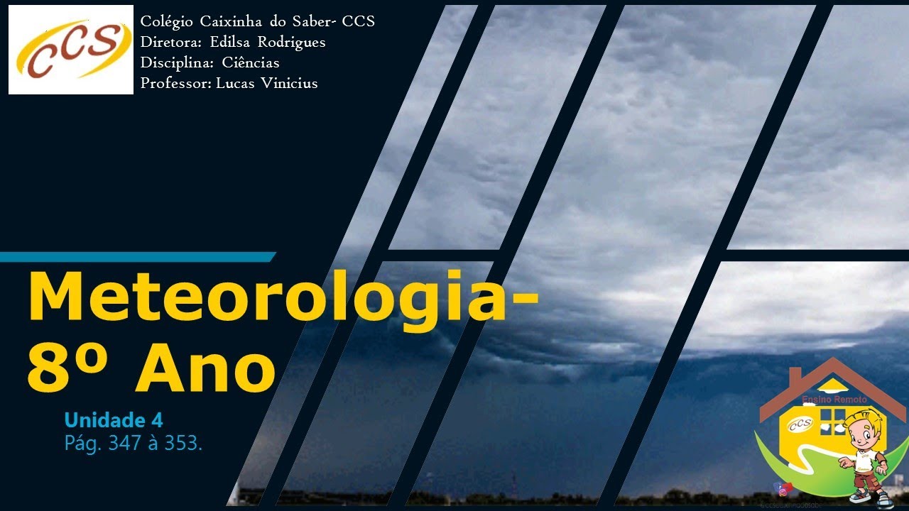 -8º Ano- Ciências- Meteorologia