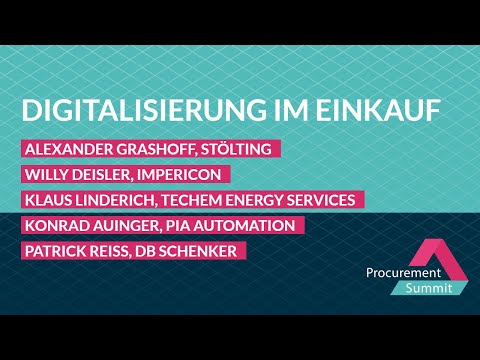 Digitalisierung im Einkauf - Procurement Summit 2021