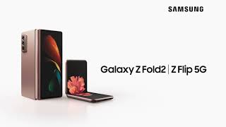 Samsung Galaxy ZFold 2 5G | Cambiando la forma del futuro y de trabajar anuncio