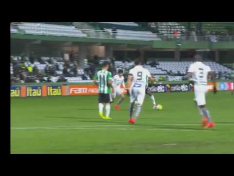 Coritiba 2 x 1 Santos - 21° Rodada - Gol de Yago