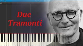 Due Tramonti- Ludovico Einaudi- piano tutorial