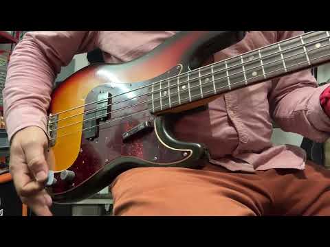 1969 Fender Precision Bass - Sunburst - Great Player OHSC image 22