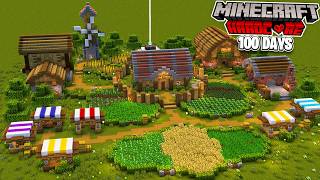 I Spent 100 Days in Minecraft SUPERFLAT
