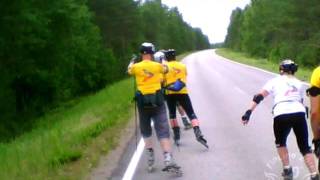 preview picture of video '[FinLine 2011 HelmetCam] 48 Kivijärvi uphill overtaking'