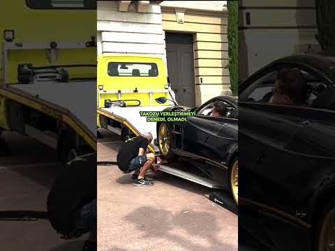 Pagani Huayrayı Çekiciden Düşürüyordu !!! #pagani #paganihuayraroadster