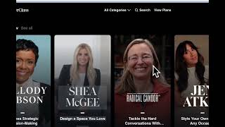 Creating a Masterclass.com Style Carousel on Squarespace