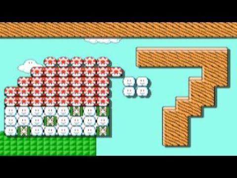 AdventCalendar •Day 7• Skiing by Pyro YT - Super Mario Maker - No Commentary 1bm