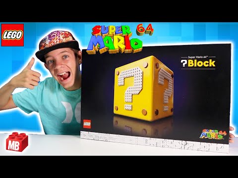 I BUILT THIS CRAZY LEGO SET! Lego Super Mario 64 Lego Question Block!