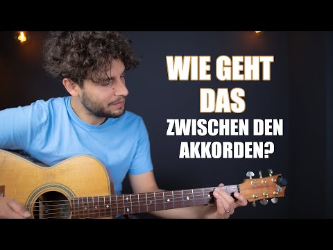 Gitarrenakkorde EINFACH verbinden - 3 mögliche Überleitungen