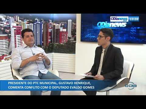 O DIA NEWS 16 09  Pres. do PTC Municipal, Gustavo Henrique, comenta conflito com Dep. Evaldo Gomes