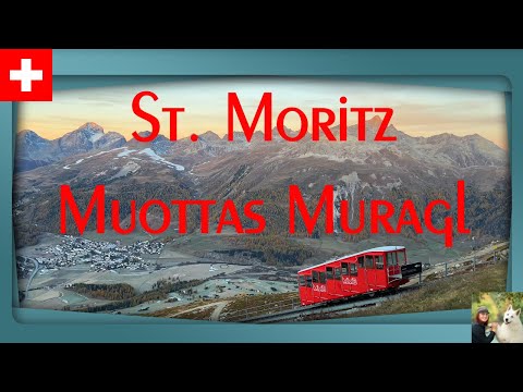 Beautiful autumn in Muottas Muragl - St. Moritz - Engadin - Switzerland 4K