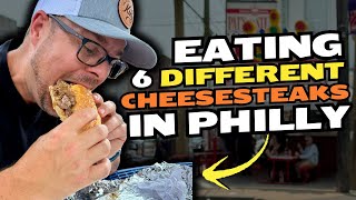 I Went to Philly and Ate 6 Different Cheesesteaks for the ULTIMATE Philly Cheesesteak RESEARCH