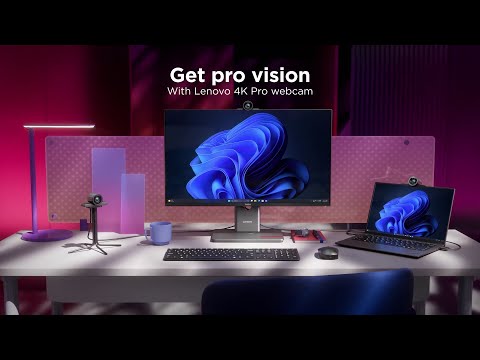 Lenovo 4K Pro Webcam 4XC1Q25246 USB Black