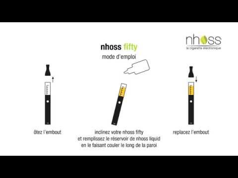 comment remplir cigarette electronique nhoss