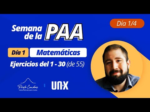 Guía PAA (2022) - Matemáticas - Del 1 al 30 (de 55)