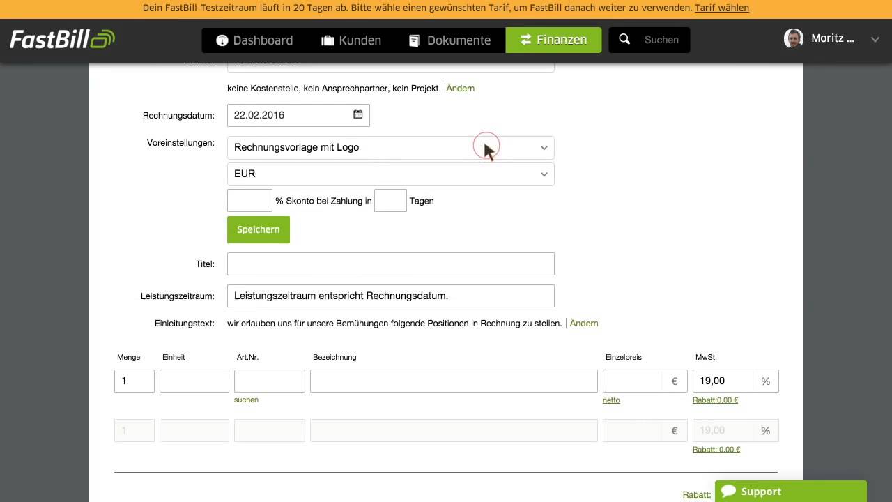 Online Rechnung - Zahlungen per Stripe, PayPal und SOFORT Überweisung erhalten