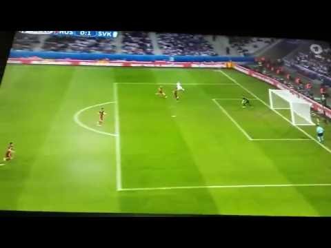 Vladimír Weiss Goal (Marek Hamšík Assist) | Slovakia vs Russia Euro 2016