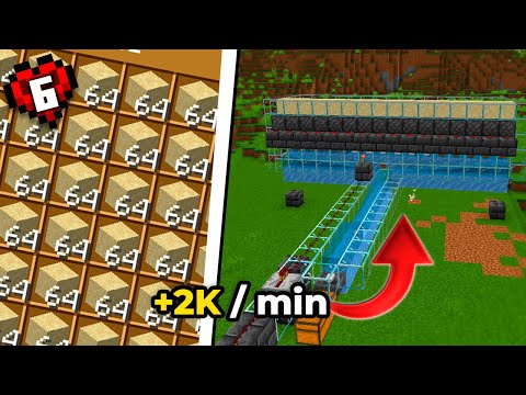 ESSA É A MELHOR FARM DE AREIA DO MINECRAFT BEDROCK 1.21