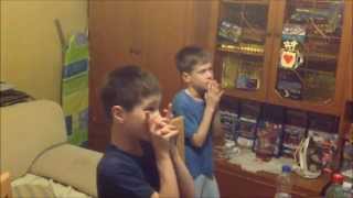 Sergio Ramos Goal-Champions League Final-Two little Serbian fans reaction