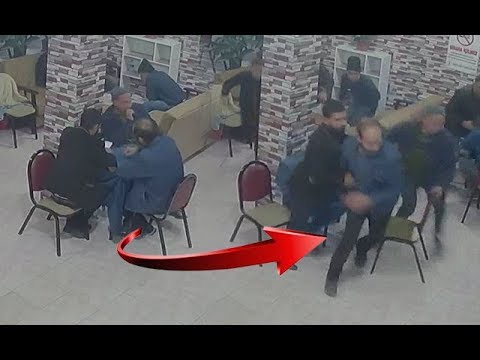 Depreme böyle yakalandılar... O anlar bir işyerinin güvenlik kameralarına anbean yansıdı.