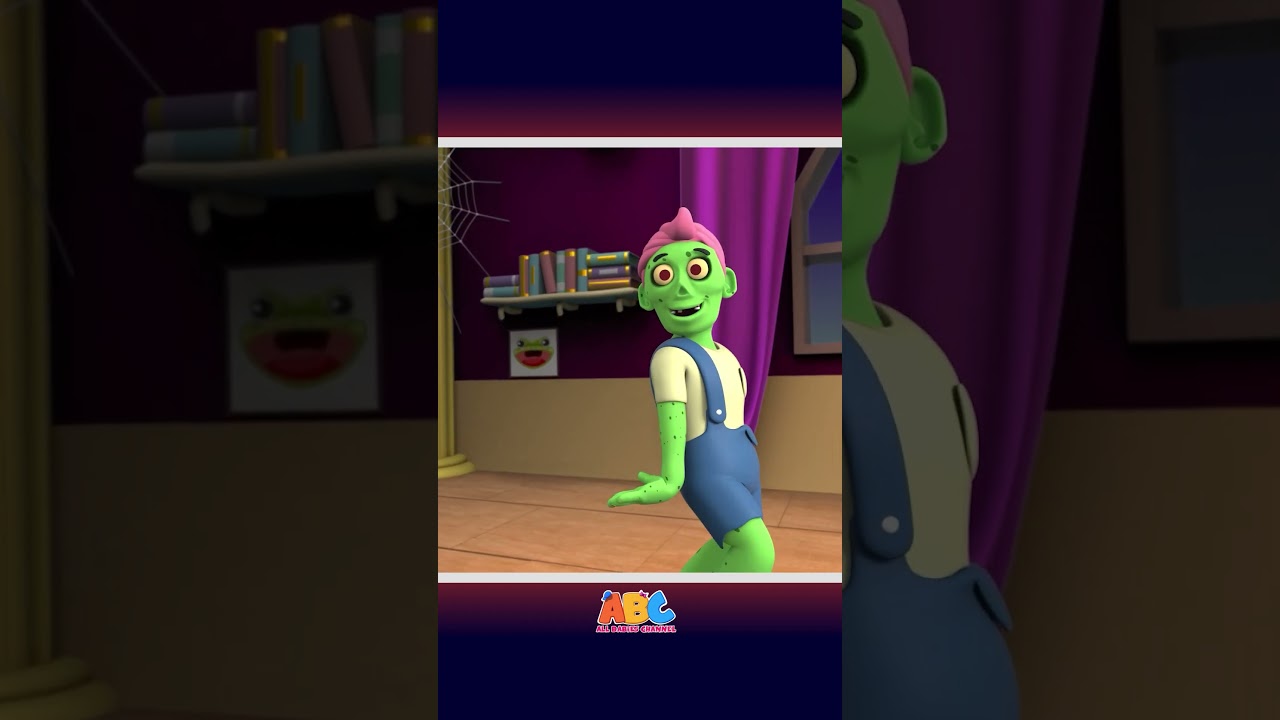 Sete zumbis na cama ver 2 #músicasinfantis #shorts #shortsfeed #halloween