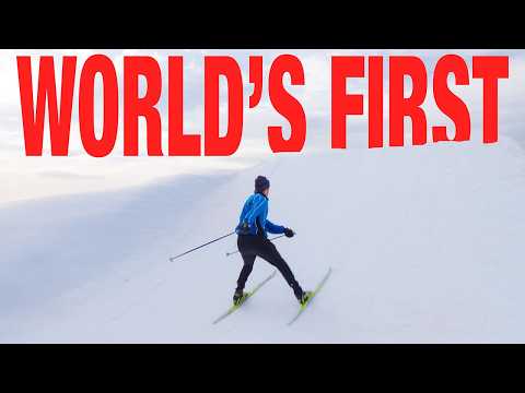 WORLD'S FIRST Double Cork on XC Skis