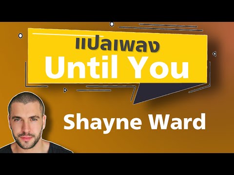Until you - Shayne ward [แปลไทย+เนื้อเพลง] #แปลเพลง #แปลเพลงสากล #แปลเพลงภาษาอังกฤษ