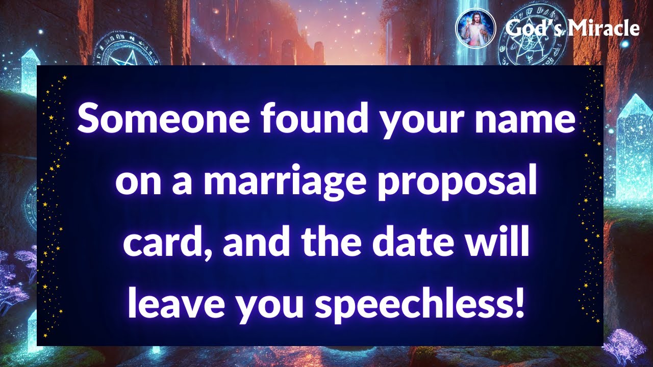 💌 Someone found your name on a marriage proposal card, and the date will leave you speechless!
