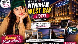 Wyndham West Bay Hotel/Restaurant Doha Qatar 🇶🇦| Relaxing Evening via DECC Metro