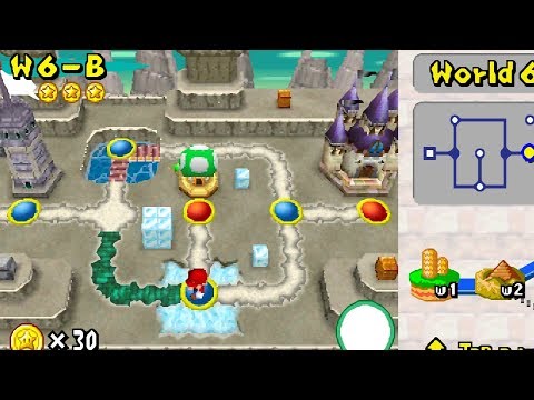 World 6-B | Star Coins | New Super Mario Bros DS