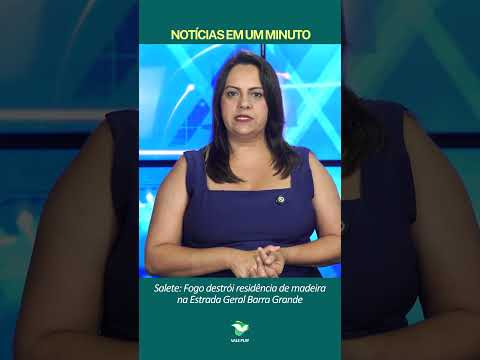Salete: Fogo destrói residência de madeira na Estrada Geral Barra Grande
