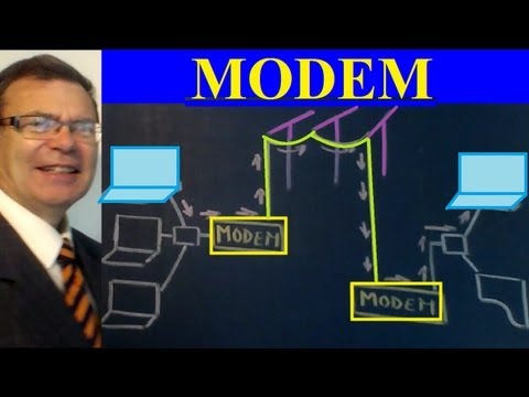 Matériel réseau (11) Modem : définitions, schémas et résumé de cours