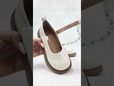 Туфли для девочки на лепучке нарядные стелька кожаная с супинатором Размеры 26-30 - фото 1 - id-p2905889189