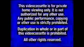 Blue FBI Warning Screens (2000-2002-present) [VHS Capture]