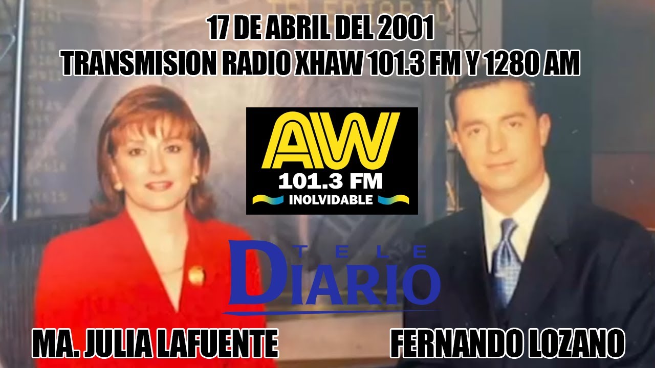 Telediario Digital con Maria Julia Lafuente y Fernando Lozano (AUDIO 2001)