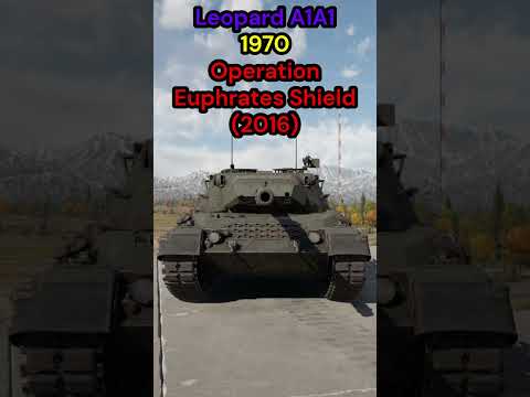 German Leopard 1 and based vehicles evolution  #warthunder #moderntanks #militaryvehicle #gaijined