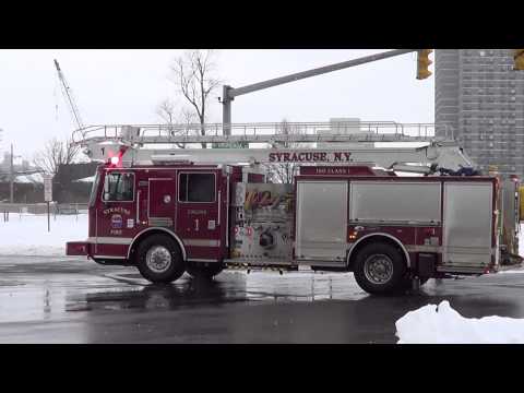 Syracuse Engine Company 1 Responding