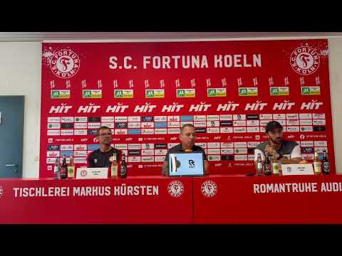 Die PK nach dem 5:0-Sieg der Fortuna gegen Velbert