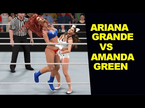 WWE 2K17 Amanda Green vs Ariana Grande - Extreme Rules
